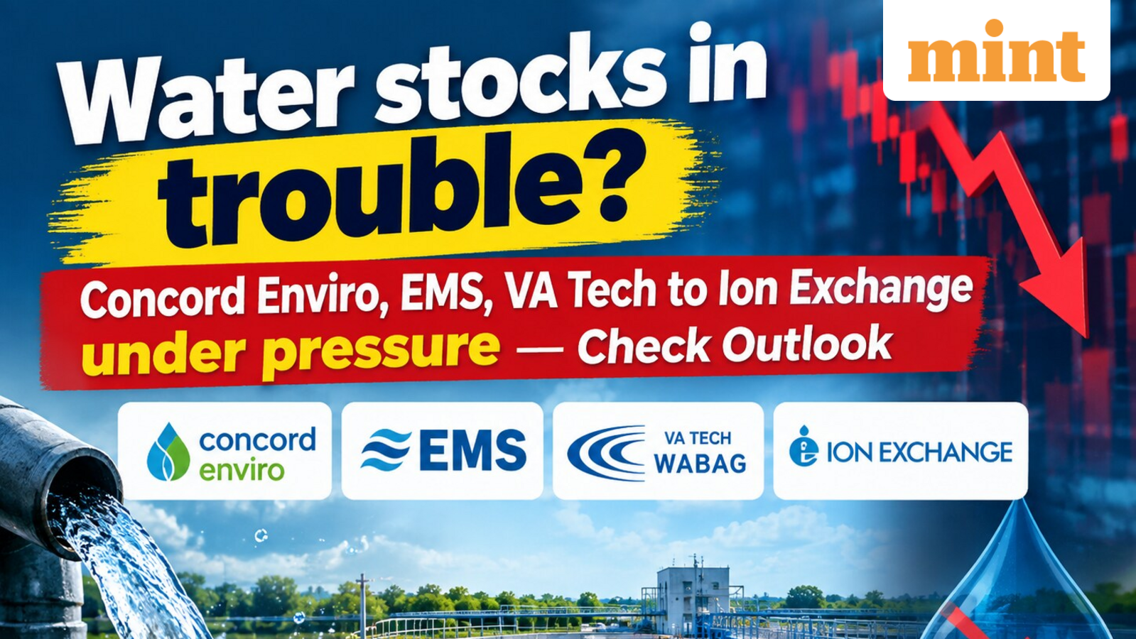 Water distribution stocks in trouble? Concord Enviro, EMS to VA T...